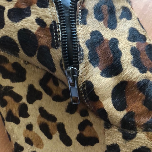 Cow hair wedge bootie - Picture 5 of 7